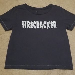 Peek Kids Firecracker Tee. Size S 4/5